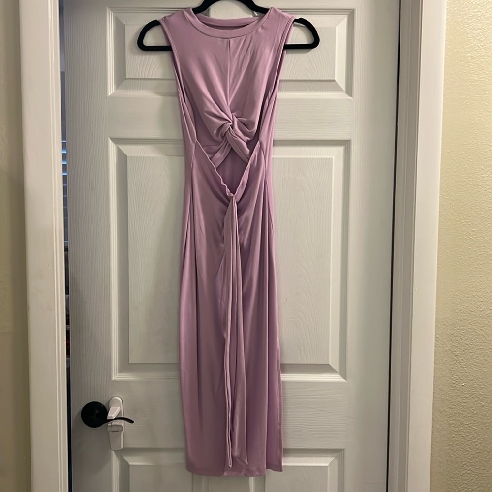Cutout tank dress